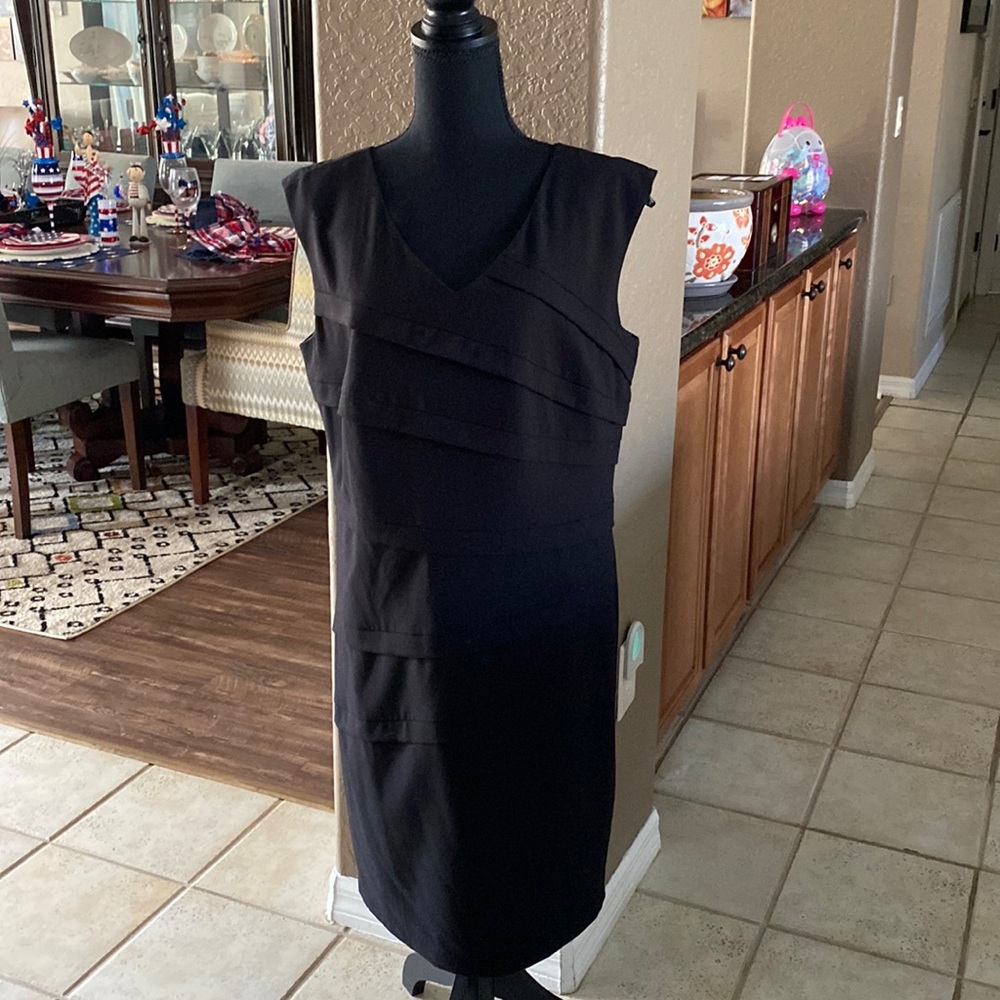 Dress Barn multi wear black dress D-40 - Picture 1 of 7